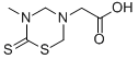 CAS 登录号：3655-88-7， 2-(5-甲基-6-硫代-1,3,5-噻二嗪烷-3-基)乙酸