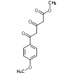 CAS 登录号：36568-14-6， 甲基5-(4-甲氧基苯基)-3,5-二氧代戊酸酯