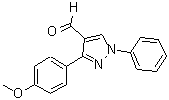 CAS 登录号：36640-42-3， 3-(4-甲氧基-苯基)-1-苯基-1H-吡唑-4-甲醛