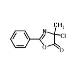 CAS 登录号：36648-43-8， 4-氯-4-甲基-2-苯基-1,3-恶唑-5(4H)-酮