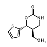 CAS 登录号：366814-91-7， (5R,6R)-5-乙基-6-(2-噻吩基)-1,3-恶嗪烷-2-酮