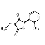 CAS#: 36772-64-2, 3-Ethyl-5-(1-Methyl-2(1H)-Pyridinylidene)-2-Thioxo-1,3-Thiazolidin-4-One