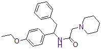 CAS#: 36838-40-1, N-[1-(4-Ethoxyphenyl)-2-Phenylethyl]-2-Piperidin-1-Ylacetamide