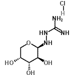 CAS#: 368452-58-8, 2-[(2R,3S,4R,5R)-3,4,5-Trihydroxytetrahydro-2H-Pyran-2-Yl]Hydrazinecarboximidamide Hydrochloride (1:1)
