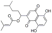 CAS 登录号：36883-11-1， [1-(5,8-二羟基-1,4-二氧代萘-2-基)-4-羟基-4-甲基戊基]3-甲基丁-2-烯酸酯