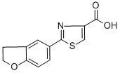 CAS 登录号：368869-97-0， 2-(2,3-二氢-1-苯并呋喃-5-基)-1,3-噻唑-4-羧酸
