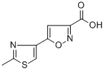 CAS#: 368870-05-7, 5-(2-Methyl-1,3-Thiazol-4-Yl)-3-Isoxazolecarboxylic Acid