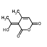CAS 登录号：368876-44-2， (3Z)-3-(1-羟基乙亚基)-4-甲基-2H-吡喃-2,6(3H)-二酮