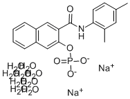 CAS#: 36889-52-8, Naphthol AS-MX Phosphate Disodium Salt Nonahydrate
