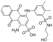 CAS#: 36897-88-8, 1-Amino-4-[[3-(2-Hydroxyethylsulfamoyl)-4,5-Dimethylphenyl]Amino]-9,10-Dioxoanthracene-2-Sulfonic Acid