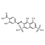 CAS#: 36913-07-2, 4-[(E)-(1,8-Dihydroxy-3,6-Disulfo-2-Naphthyl)Diazenyl]-2-Hydroxybenzoic Acid