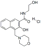 CAS#: 3692-61-3, 3-Hydroxy-N-(2-Hydroxyethyl)-4-(Morpholin-4-Ylmethyl)Naphthalene-2-Carboxamide Hydrochloride