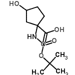 CAS#: 369403-15-6, 3-Hydroxy-1-({[(2-Methyl-2-Propanyl)Oxy]Carbonyl}Amino)Cyclopentanecarboxylic Acid