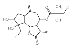 CAS#: 37006-36-3, [(3aR,4S,6aR,8R,9S,9aS,9bS)-9-(Chloromethyl)-8,9-Dihydroxy-3,6-Dimethylidene-2-Oxo-3a,4,5,6a,7,8,9a,9b-Octahydroazuleno[4,5-b]Furan-4-Yl] (2S)-3-Chloro-2-Hydroxy-2-Methylpropanoate