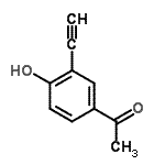 CAS 登录号：370565-08-5， 1-(3-乙炔基-4-羟基苯基)乙酮