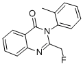 CAS 登录号:37107-06-5, 2-(氟甲基)-3-(2-甲基苯基)喹唑啉-4-酮