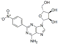 CAS 登录号：37151-16-9， (2R,3R,4S,5R)-2-[6-氨基-2-(4-硝基苯基)嘌呤-9-基]-5-(羟基甲基)四氢呋喃-3,4-二醇