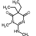 CAS#: 371952-49-7, 5,5-Diethyl-1-Methyl-2-(Methylamino)-4,6(1H,5H)-Pyrimidinedione