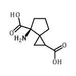 CAS 登录号：371980-01-7， (4S)-4-氨基螺[2.4]庚烷-1,4-二甲酸