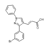 CAS#: 372107-21-6, (2E)-3-[3-(3-Bromophenyl)-1-Phenyl-1H-Pyrazol-4-Yl]Acrylic Acid