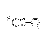 CAS#: 372122-53-7, 2-(3-Fluorophenyl)-6-(Trifluoromethyl)Pyrazolo[1,5-a]Pyridine