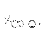 CAS#: 372122-55-9, 2-(4-Fluorophenyl)-6-(Trifluoromethyl)Pyrazolo[1,5-a]Pyridine
