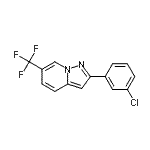 CAS#: 372122-59-3, 2-(3-Chlorophenyl)-6-(Trifluoromethyl)Pyrazolo[1,5-a]Pyridine