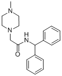 CAS#: 37390-28-6, N-[Di(Phenyl)Methyl]-2-(4-Methylpiperazin-1-Yl)Acetamide