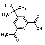 CAS#: 374072-83-0, 1,1'-[4-(2-Methyl-2-Propanyl)-2,6-Pyridinediyl]Diethanone