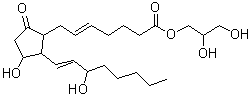 CAS#: 37497-47-5, 2,3-Dihydroxypropyl (5Z,8xi,13E)-11,15-Dihydroxy-9-Oxoprosta-5,13-Dien-1-Oate