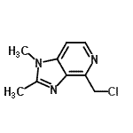 CAS#: 375352-00-4, 4-(Chloromethyl)-1,2-Dimethyl-1H-Imidazo[4,5-c]Pyridine