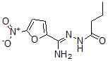CAS 登录号：3757-31-1， N-[[氨基-(5-硝基呋喃-2-基)亚甲基]氨基]丁酰胺