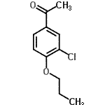 CAS 登录号：37612-46-7， 1-(3-氯-4-丙氧基苯基)乙酮