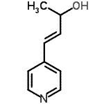 CAS 登录号：376369-91-4， (3E)-4-(4-吡啶基)-3-丁烯-2-醇