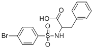 CAS 登录号：37642-61-8， 2-([(4-溴苯基)磺酰基]氨基)-3-苯丙酸