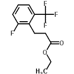 CAS 登录号：376641-10-0， 乙基3-[2-氟-6-(三氟甲基)苯基]丙酸酯