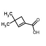 CAS#: 37676-90-7, 3,3-Dimethyl-1-Cyclobutene-1-Carboxylic Acid