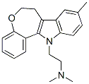 CAS 登录号:37683-56-0, 6,7-二氢-12-(2-二甲基氨基乙基)-9-甲基-12H-(1)苯并氧杂卓并(5,4-b)吲哚