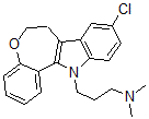 CAS#: 37683-61-7, 9-Chloro-12-(3-dimethylaminopropyl)-12H-6,7-dihydrobenz(2',3')oxepino(4,5-b)indole