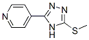 CAS 登录号：3770-47-6， 4-(5-甲硫基-2H-1,2,4-三唑-3-基)吡啶