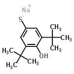 CAS 登录号：37721-52-1， 钠;3,5-二叔-丁基-4-羟基-苯硫酚酸酯