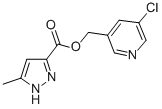 CAS#: 37744-42-6, (5-Chloropyridin-3-Yl)Methyl 5-Methyl-1H-Pyrazole-3-Carboxylate