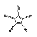CAS 登录号：3777-90-0， 5-重氮基-1,3-环戊二烯-1,2,3,4-四甲腈