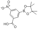 CAS 登录号：377780-80-8， (3-羧基-5-硝基苯基)硼酸频哪醇酯