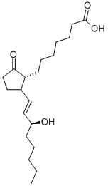 CAS 登录号:37786-00-8, (13E,15S)-15-羟基-9-氧代-前列腺-13-烯-1-酸