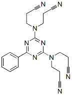 CAS 登录号：3786-23-0， 3-[[4-(二(2-氰基乙基)氨基)-6-苯基-1,3,5-三嗪-2-基]-(2-氰基乙基)氨基]丙腈