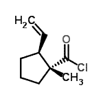 CAS#: 378782-23-1, (1R,2S)-1-Methyl-2-Vinylcyclopentanecarbonyl Chloride