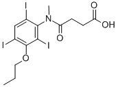 CAS#: 37938-64-0, 4-[Methyl-(2,4,6-Triiodo-3-Propoxyphenyl)Amino]-4-Oxobutanoic Acid