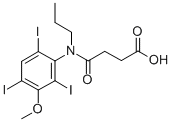 CAS#: 37938-78-6, 4-Oxo-4-[Propyl-(2,4,6-Triiodo-3-Methoxyphenyl)Amino]Butanoic Acid