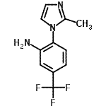 CAS 登录号：380196-44-1， 2-(2-甲基-1H-咪唑-1-基)-5-(三氟甲基)苯胺